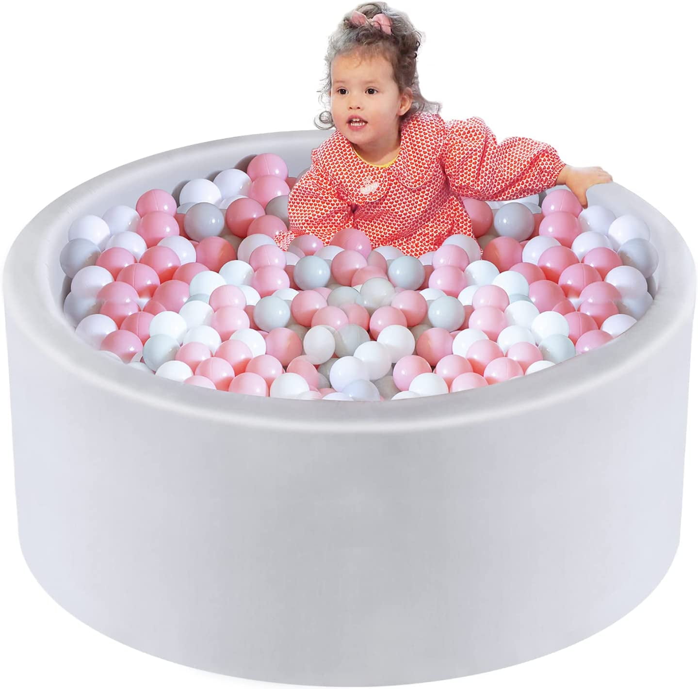 Domeng Ball pits for Toddlers, 36 inch Premium Handmade Memory Foam