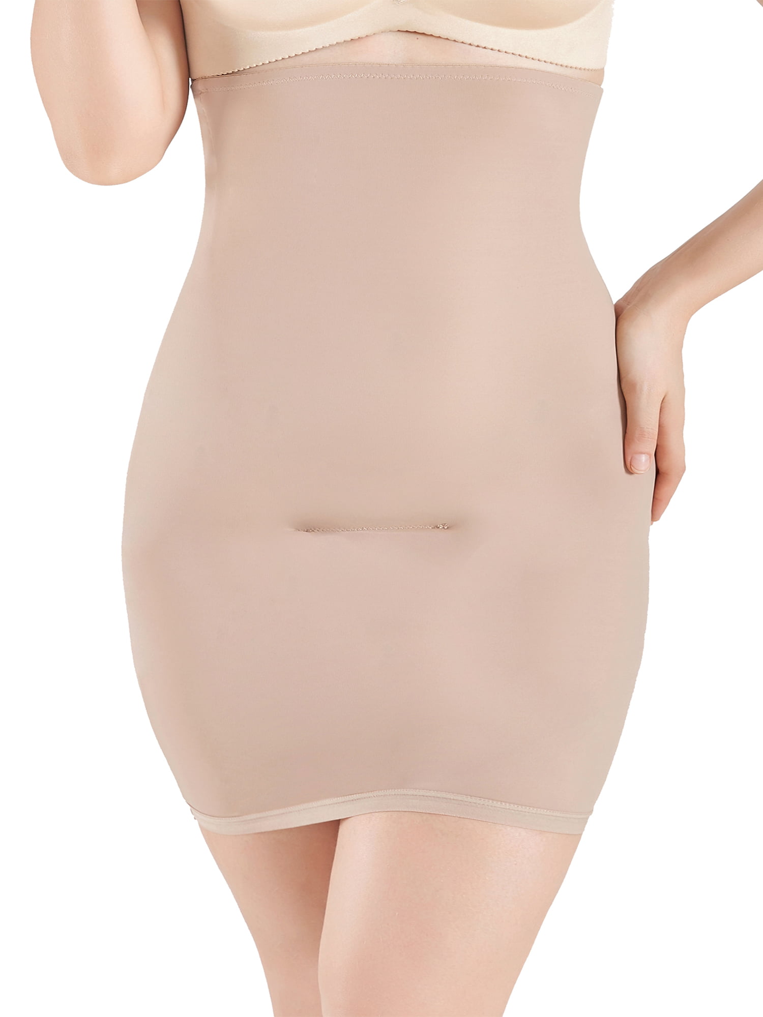 InstantFigure Womens Compression Shapewear Tummy Control Half Slip