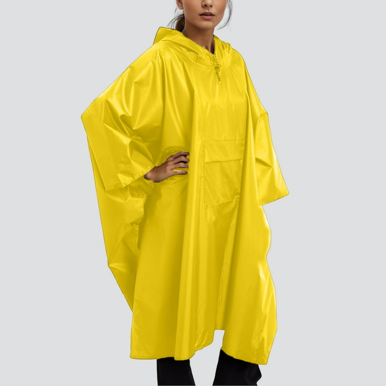Rain Poncho Hiking Cycling Outdoor 3in1 Women Rain Cape Reusable Poncho Cape Mat Raincoat Walmart