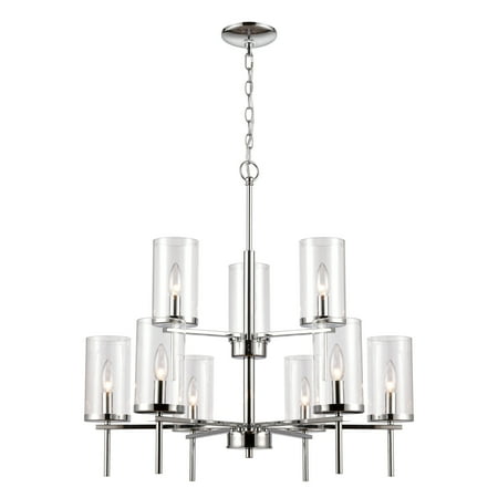 

Elk Home Oakland 28.5 Wide 9-Light Chandelier - Chrome