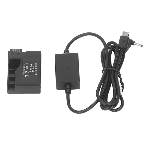 Batería Simulada LP E8, Adaptador De Corriente Tipo C Para Cámara Digital De Baja Generación De Calor Para T2i Para T4i