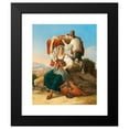 thumbnail image 2 of Ernst Heinrich Wilhelm Hampe 12x14 Black Modern Framed Museum Art Print Titled - Family Resting on Their Return Home (1848), 2 of 5