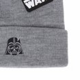 thumbnail image 3 of WITHMOONS Starwars Beanie Hat Darth Vader Embroidery Licensed HL5581 (Grey), 3 of 4