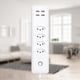 thumbnail image 1 of Tira De Alimentación Inteligente Wifi WiFi Smart Power Strip 4 tomacorrientes 4 puertos USB Smart Power Strip Zócalo de extensión, 1 of 8