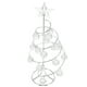 thumbnail image 3 of GOOHOCHY 1 pieza de decoración navideña con forma de árbol de Navidad de hierro para escritorio, ideal para fiestas, 3 of 7