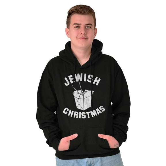 Jewish Christmas Chinese Takeout Hoodie Sweatshirt Women Men Brisco Brands S