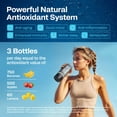 thumbnail image 4 of Botella de agua hidrogenada ENERGILZ de 480 ml, generador de 3000 ppb, 4 of 9
