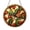 Acrylic 3.5 Inch, variant on Pizza Stained Glass Suncatcher Window Hanging, Tomato Basil Pizza Decorative Glass Panel Art, Italian Food Theme Kitchen Window Decor, Colorful Pizza Slice Sun Catcher Ornament for Home
