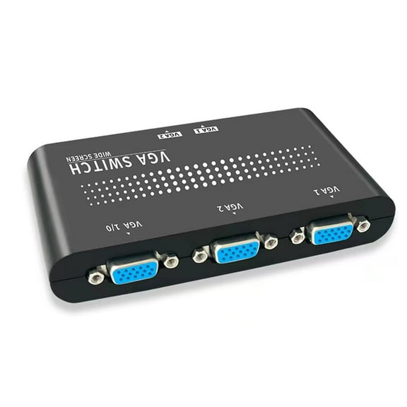 JIAHAOO Multi-display VGA Splitter for Offices & Classrooms, 1-In-2-Out Setup, Reliable Signal Switching