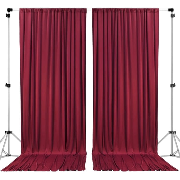 Cortinas de poliéster con telón de fondo AK TRADING CO., 3 x 3 m