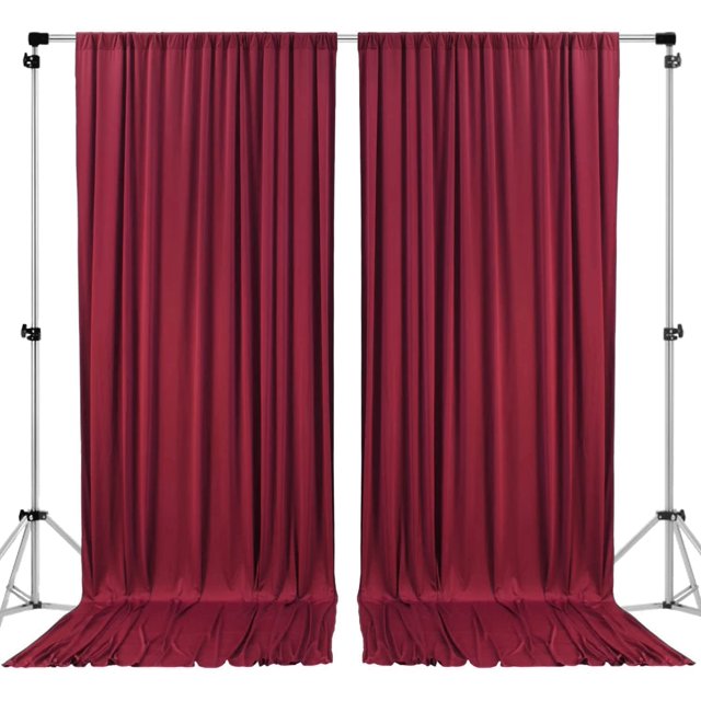 Cortinas de poliéster con telón de fondo AK TRADING CO., 3 x 3 m