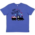 thumbnail image 3 of Inktastic Happy Valentine's Day Train Youth T-Shirt, 3 of 5