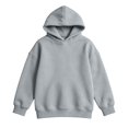 thumbnail image 4 of Hooded Sweatshirt for Girls Fleece Pullover Hoodie Long Sleeve Solid Pockets Casual Cute Tops, 4 of 5