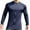 Navy, variant on Chbgutlmr Tops for Men Zip up Long Sleeve Solid Color Workout Running Slim Thin Athletic Shirts Tops