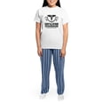 thumbnail image 4 of CafePress - Dental Nurse Extraordinaire Pajamas - Women's Short Sleeve Print T-Shirt and Pants Light Cotton Pajama Set, 4 of 7