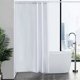 thumbnail image 1 of HANNN | 1 pieza Cortina de ducha Tela impermeable antimoho Cortinas de ducha de poliéster grandes lavables para bañera o baño Blanco 120x200cm, 1 of 5