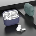 thumbnail image 2 of Airpods Pro Case Cover , Airpod Pro Case Silicone Soft Shockproof Airpod Pro Case Cover Protective Cover With Keychain For Women Men Compatible With Apple Airpods Pro Charging Case, Led Visible(Black), 2 of 8