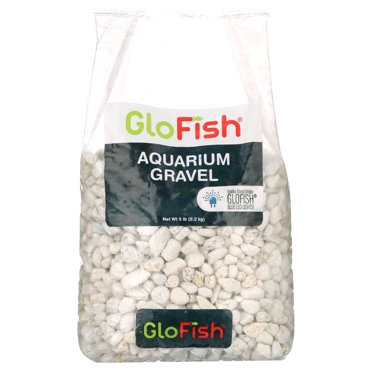 Image showcasing Aqua Culture Aquarium Gravel, White, 5 lb - Walmart.com