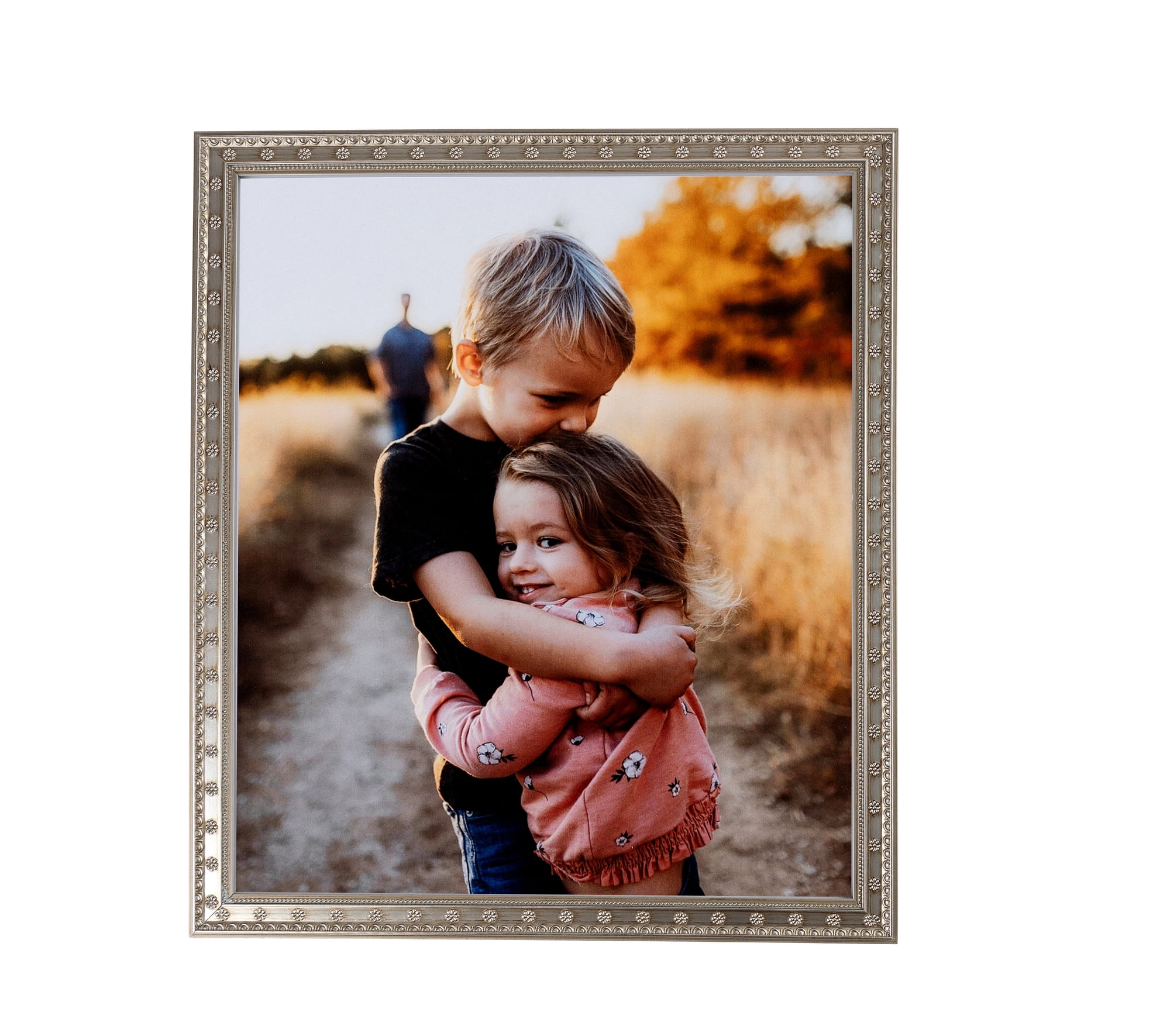 ArtToFrames 12" x 18" Silver Picture Frame, 12x18 inch Multi Wood Poster Frame (WOM-4756)