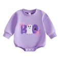 thumbnail image 6 of KJameas Baby Boys Girls Romper Halloween Ghost Boo Applique, 6 of 9