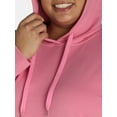 thumbnail image 4 of Terra & Sky Women's Plus Size Hooded Fleece Top, Sizes 0X-5X, 4 of 5
