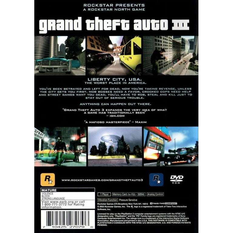 Grand Theft Auto games (Sony Playstation 2) Ps2 TESTED