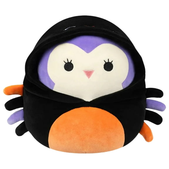 Squishmallow 8" Halloween Holly the Purple Owl in Spider Costume Squishy Plush