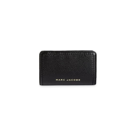 Logo Leather Compact Wallet
