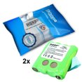 thumbnail image 2 of HQRP TWO Batteries for Motorola SX700, SX700R, SX709R, FV700R, SX710, COM-8R, FRS-007-NH, 2 of 6