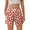 Pink Strawberry, variant on Ekouaer Womens Pajama Shorts Soft Comfy Ruffle Sleep Shorts 2026 Summer Casual Elastic Waist Pj Short with Pockets