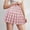 Red 2, variant on Skirts for Women Skirt Product Solid Color Pleated Skirt Classic Plaid A Line Short Skirt For Women Red 2 L