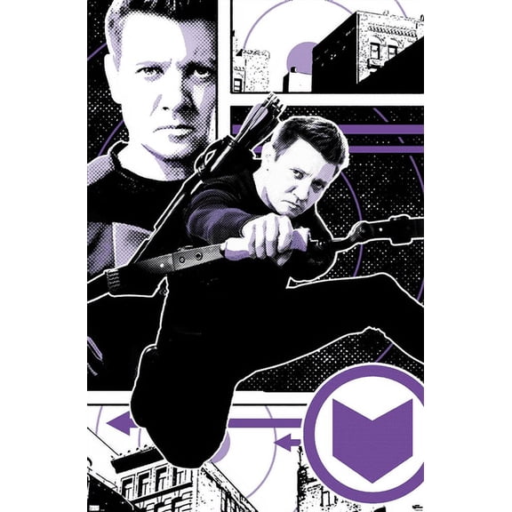 Marvel Hawkeye - Hawkeye Bow Wall Poster, 14.725" x 22.375"