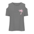 thumbnail image 6 of MUXiin T-Shirts for Girls 12-14 Round Neck Graphic Print Short-Sleeve T-Shirt Trendy Preppy Shirt T-Shirts Toddler To Big Kid, 6 of 6