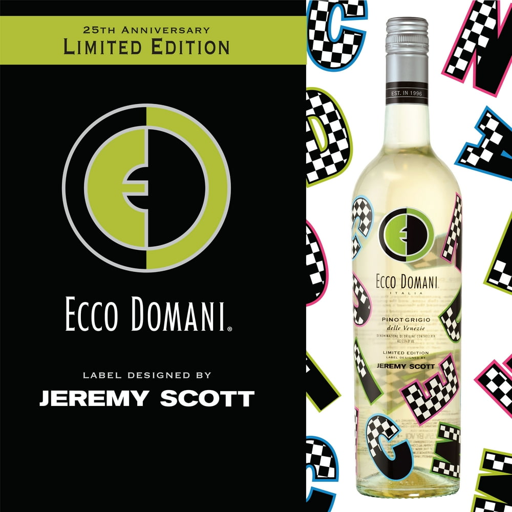 Ecco Domani Italian Pinot Grigio White Wine 750 mL Bottle Walmart
