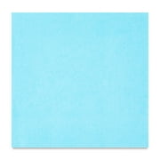 6.5" x 6.5" Disposable Light Blue Paper Napkins, 24 Count, by Way To Celebrate