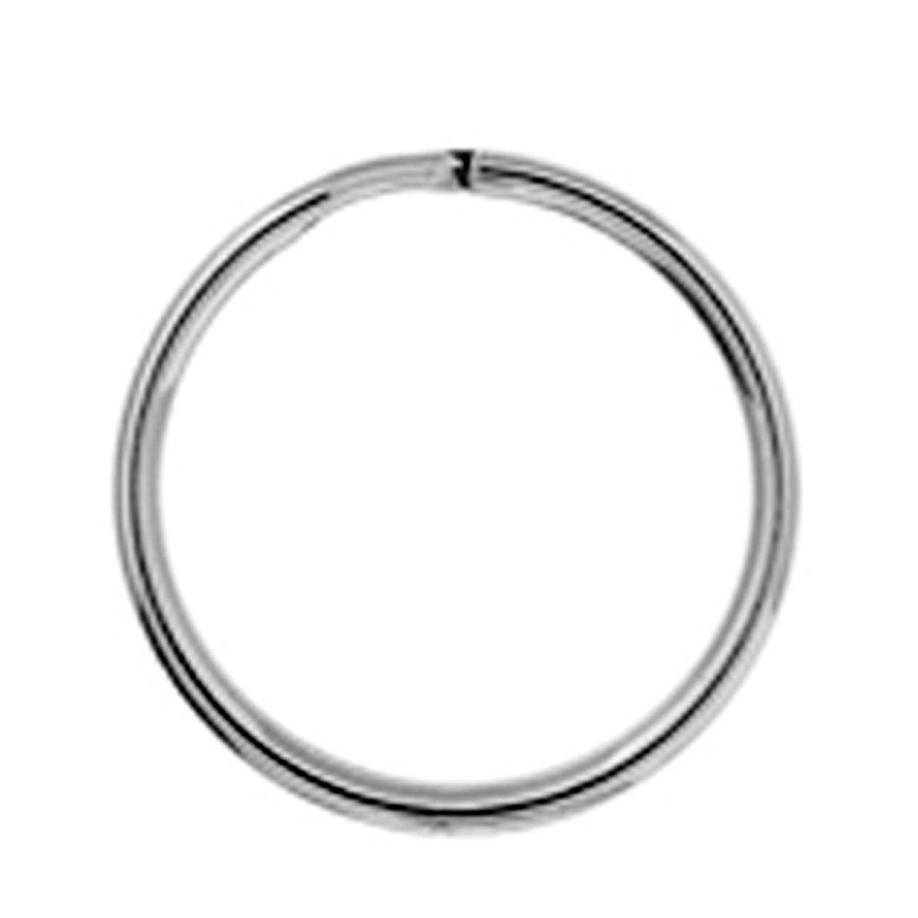 metal split rings nickel color 100 pack jewelry findings