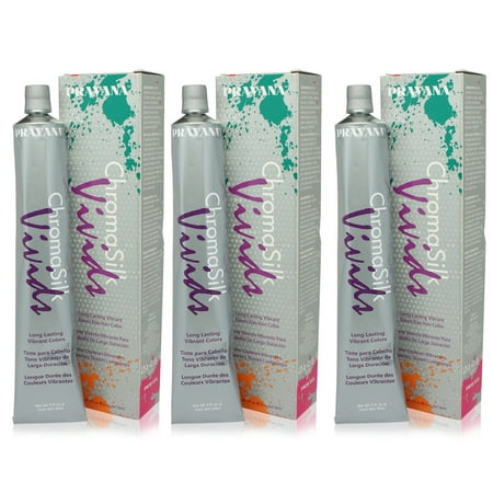 PRAVANA ChromaSilk Vivids Creme Hair Color with Silk & Keratin Protein (Vivid Violet) 3 Oz-3