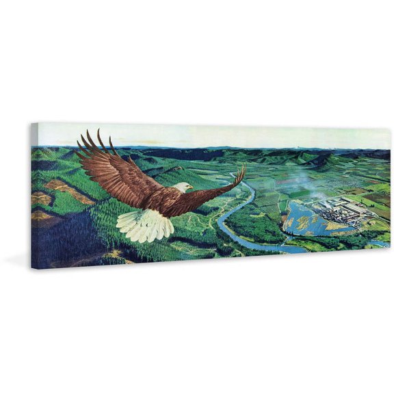 Marmont Hill - "Bald Eagle" Painting Print on Wrapped Canvas