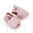 thumbnail image 5 of SYNPOS 0-18M Baby Slippers Winter Warm Newborn Girl Cute Faux Fur Soft Crib Band Fuzzy Shoes, 5 of 8