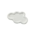 thumbnail image 4 of facefd Decorative Tray Display Plate White Matte for Kitchen Photo Props Ornament clouds, 4 of 9