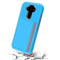 thumbnail image 3 of Poket Hybrid Protector Cover (with Back Film) for Lg K31 (Aristo 5)/Fortune 3/Tribute Monarch / Phoenix 5 - Blue / Gray, 3 of 6