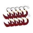 thumbnail image 3 of Dualoai 10 Pieces Graduation Tassels DIY Craft Souvenir Graduation Cap Tassels for Party red and black, 3 of 9