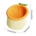 thumbnail image 3 of Ikohbadg Pet Silicone Elevated Dog Bowl, Antiskid Adjustable Angle Feeder for Dogs and Cats, Spine-Friendly Design, Fruit Shape, Easy to Clean, Ideal for Picky Eaters, 3 of 6