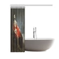 thumbnail image 2 of WOPOP Skeleton Sit At The Red Armchair And WaitShower Curtain Bathroom Decor 66x72 Inch, 2 of 2