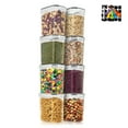 thumbnail image 2 of Sorbus 8 Pack (1.6L/54.10 Oz) Airtight Food Storage Containers with Locking Lids, Measuring Spoons & Labels, 2 of 7