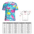 thumbnail image 2 of Flamingo Pattern T Shirts Basic T-Shirt Short Sleeve Ladies Tee Shirt Summer Graphic Clothing, 2 of 6
