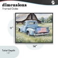 thumbnail image 4 of Stupell Industries Traditional American Pride Truck on Farm Black Framed Giclee Art, 14 x 11, by Kim Allen, 4 of 8