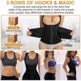 thumbnail image 4 of Mujeres cintura entrenador corsé chaleco barriga control Cincher adelgazante cuerpo Shaper ajustable entrenamiento camiseta sin mangas, 4 of 5