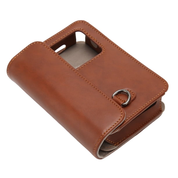 Estuche Para Cámara Retro, Parte Frontal Desmontable Marrón, Funda Protectora Para Cámara Resistente Al Desgaste De Cuero PU Liviano Para Mini Shot 2