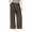 Coffee_#01, variant on Womens Wide Leg Work Pants Flowy Dress Office Trousers | Work Pants,Invisible Front Zip,Front Pleats,Elastic High Waisted Palazzo Pants,Slacks with Pockets,Khaki S